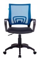 Кресло CH-695NLT Ткань/Сетка/Пластик/Металл, Синий TW-05 (сетка)/ Черный TW-11 (ткань)