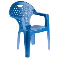 Кресло, 58,5х54х80 см, цвет синий